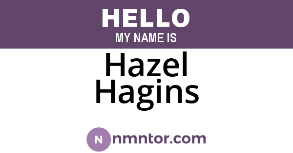 Hazel Hagins