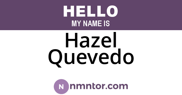 Hazel Quevedo