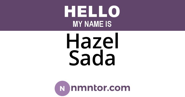 Hazel Sada