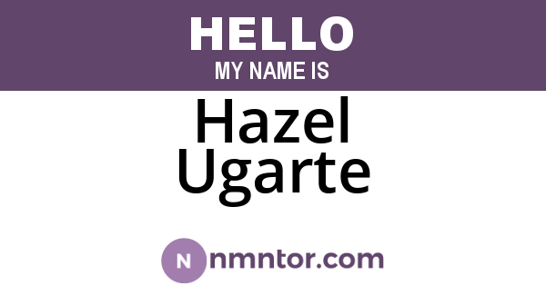 Hazel Ugarte