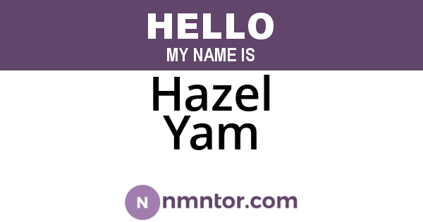 Hazel Yam