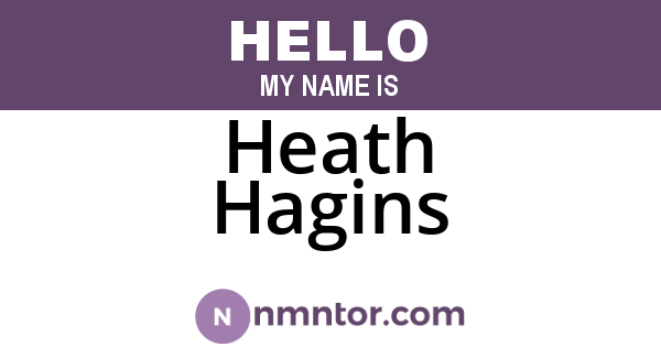 Heath Hagins