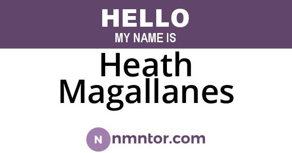 Heath Magallanes