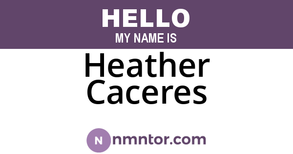 Heather Caceres