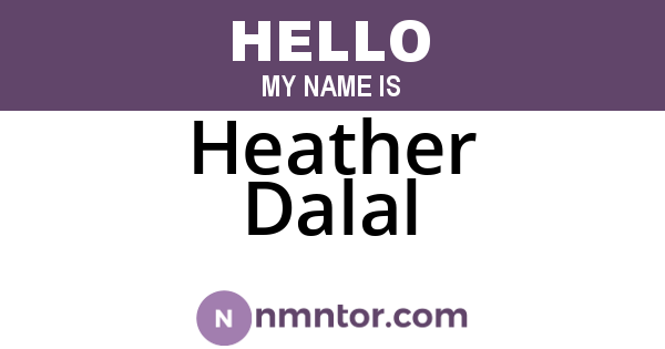 Heather Dalal