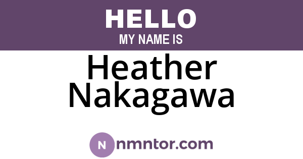 Heather Nakagawa