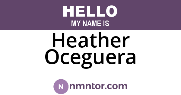 Heather Oceguera
