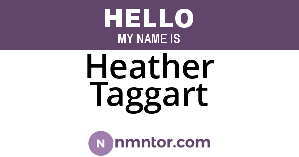 Heather Taggart