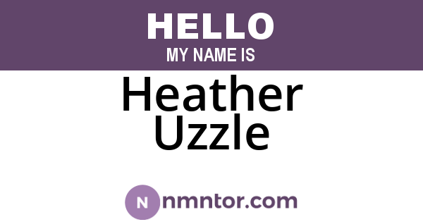 Heather Uzzle