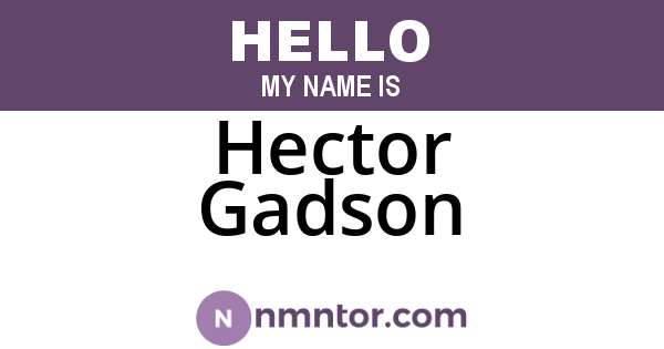 Hector Gadson