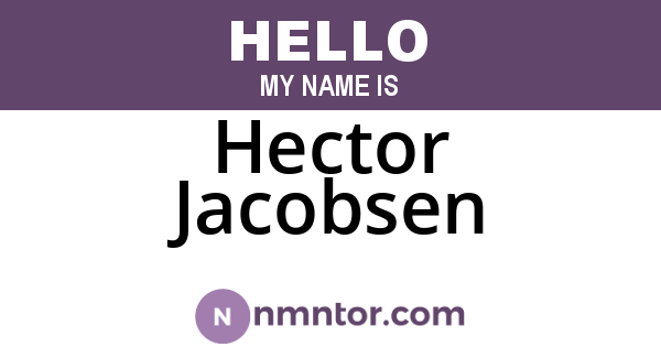 Hector Jacobsen