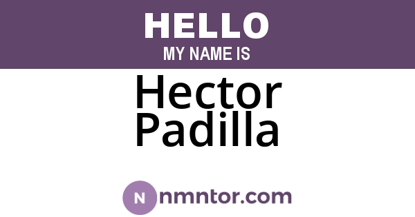 Hector Padilla