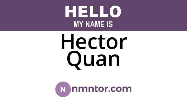 Hector Quan