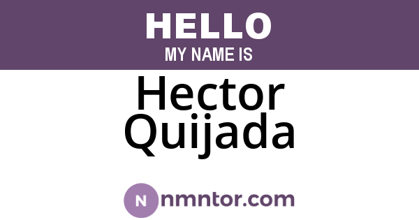 Hector Quijada