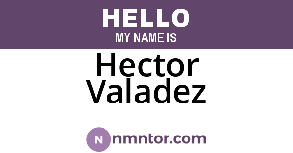Hector Valadez