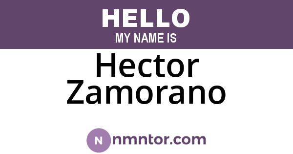 Hector Zamorano