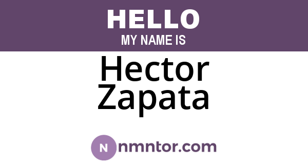 Hector Zapata