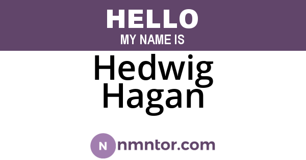 Hedwig Hagan