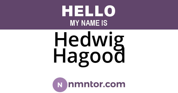 Hedwig Hagood