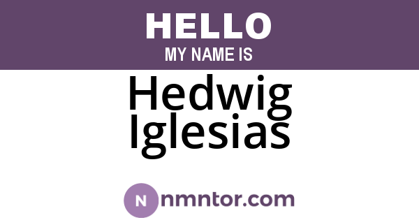 Hedwig Iglesias