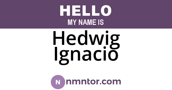 Hedwig Ignacio
