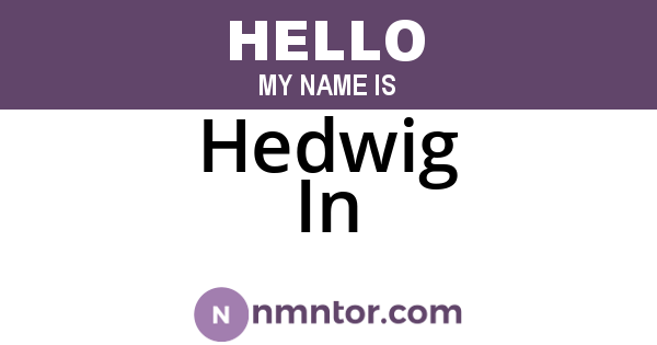 Hedwig In