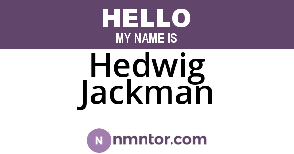 Hedwig Jackman