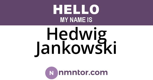 Hedwig Jankowski
