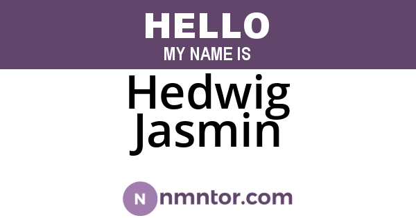 Hedwig Jasmin