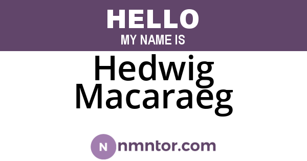 Hedwig Macaraeg