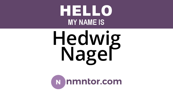 Hedwig Nagel