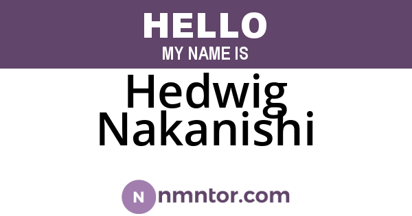 Hedwig Nakanishi