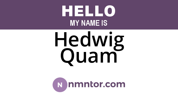 Hedwig Quam