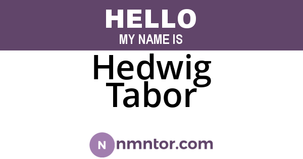 Hedwig Tabor