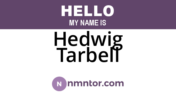 Hedwig Tarbell