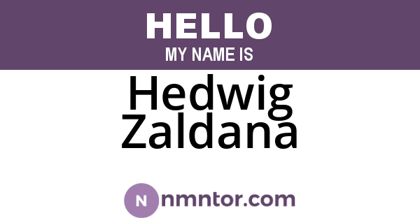 Hedwig Zaldana