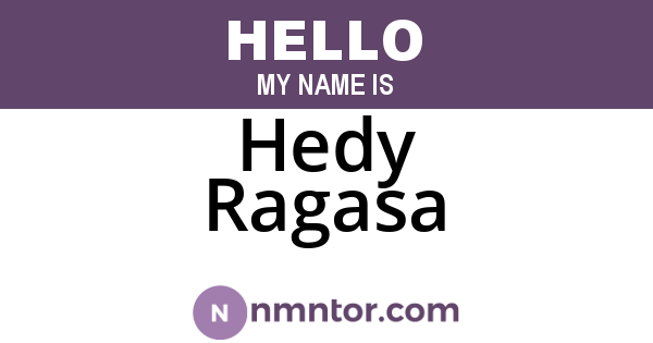 Hedy Ragasa
