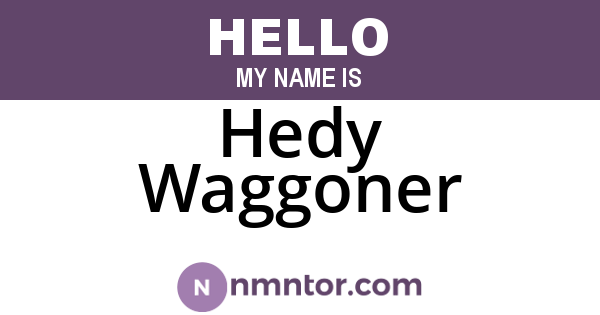 Hedy Waggoner