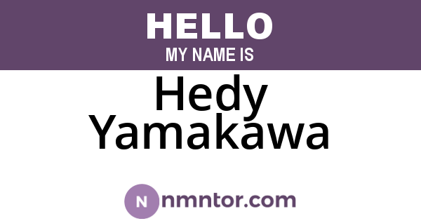 Hedy Yamakawa