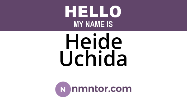 Heide Uchida