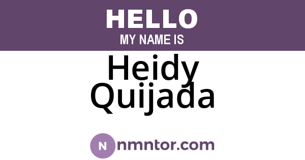 Heidy Quijada