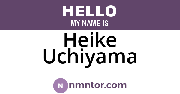 Heike Uchiyama