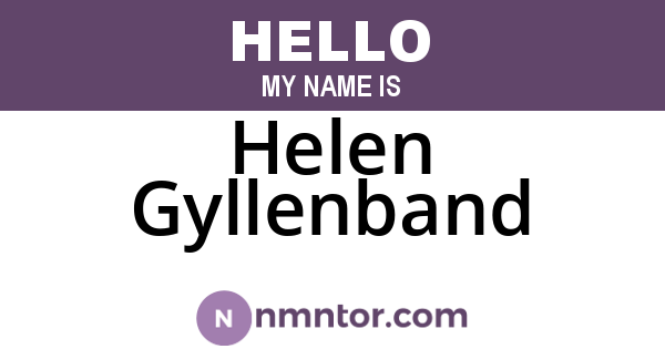 Helen Gyllenband