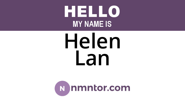 Helen Lan