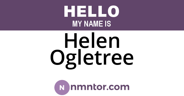 Helen Ogletree