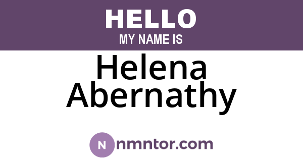 Helena Abernathy