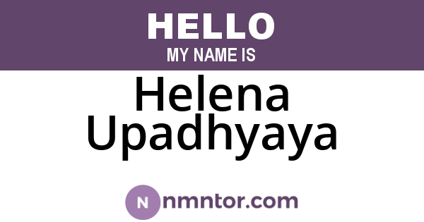 Helena Upadhyaya