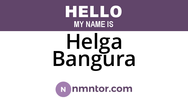 Helga Bangura