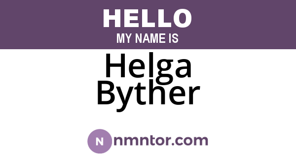 Helga Byther