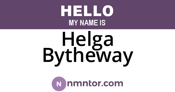 Helga Bytheway